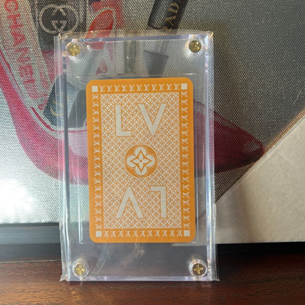 3 of Hearts Playing Card – New in Protective Display Case